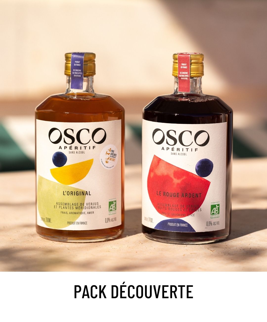 Pack Découverte OSCO avec L’Original et Le Rouge Ardent